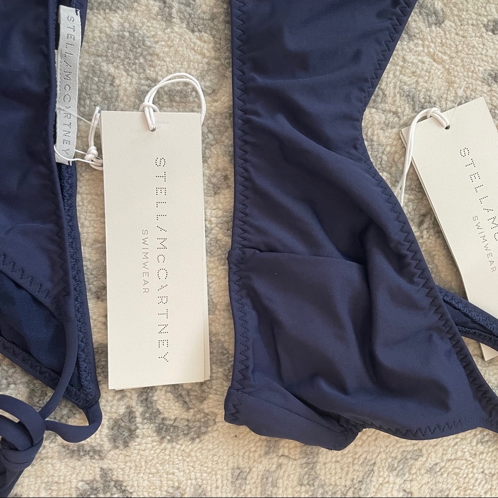 NWT Stella McCartney Navy Charm Essential Swim - Picture 10 of 12